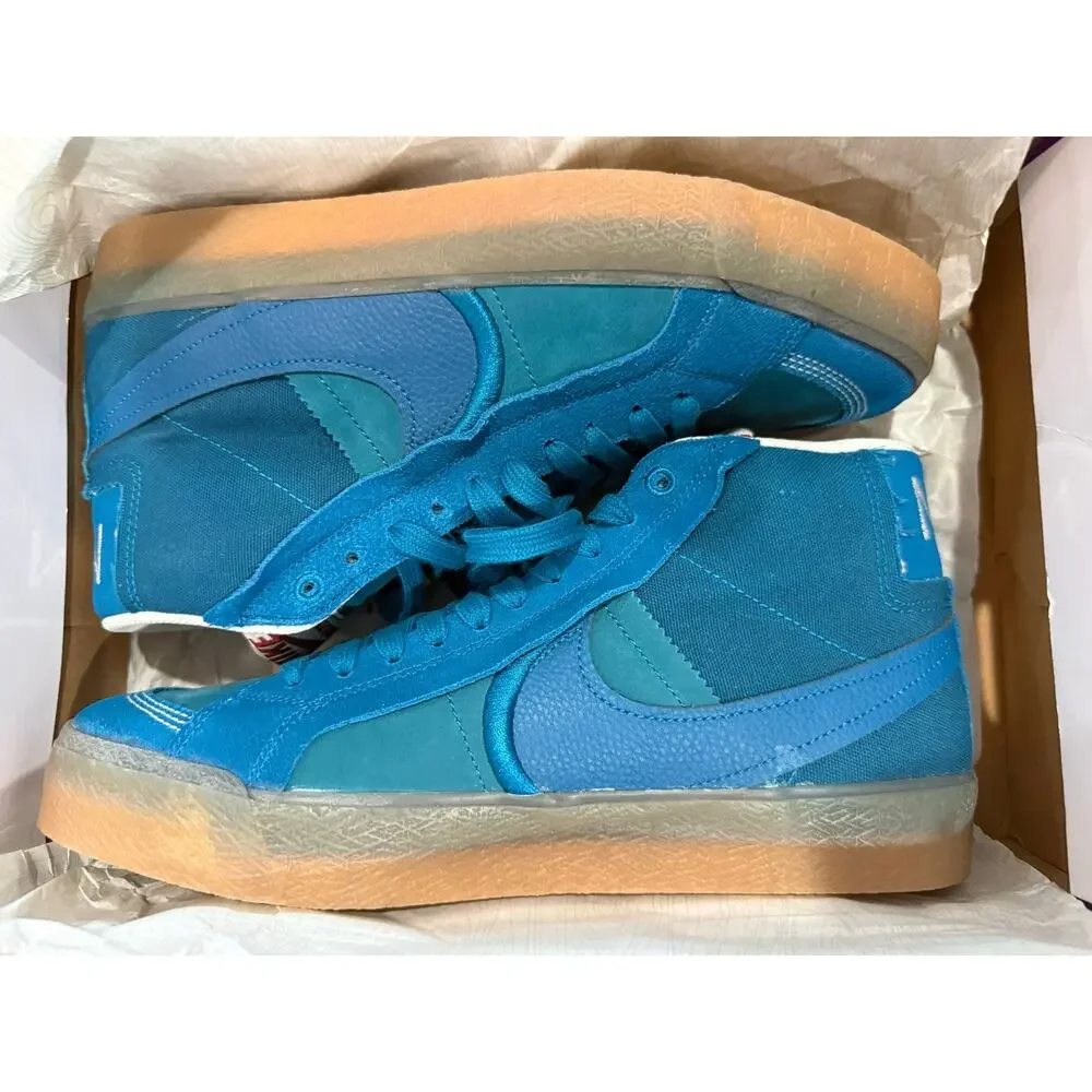 Nike SB Zoom Blazer Mid PRM Plus Green Abyss Gum Size 9.5 DV5468-300